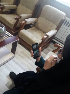 تماس تصویری ریاست پردیس و مسئولین آموزش با نمایندگان گروه ها در خصوص دغدغه های دانشجویی و آموزش مجازی 2