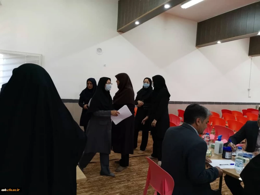 گردهمایی هسته های گروه های آموزشی دانشگاه فرهنگیان با رعایت پروتکل  های بهداشتی 5