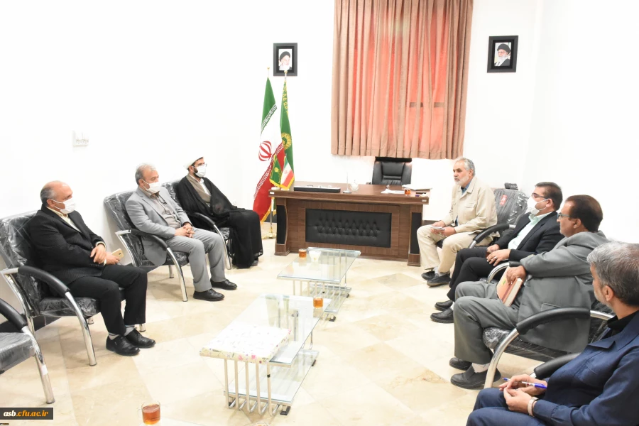 دیدار مسئول نهاد دانشگاه فرهنگیان با سرپرست دفتر نمایندگی آستان قدس رضوی استان خراسان جنوبی  2