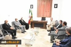 دیدار مسئول نهاد دانشگاه فرهنگیان با سرپرست نمایندگی آستان قدس رضوی استان خراسان جنوبی 2