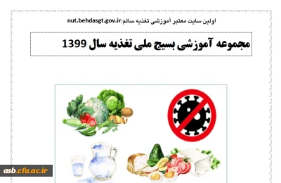 مجموعه آموزشی بسیج ملی تغذیه سال 1399