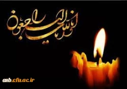 پیام تسلیت سرپرست پردیس امام سجاد(ع) 2