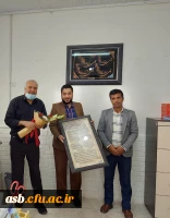 تقدیر از جانباز و همکار عزیز جناب آقای غلامرضا غریب حسنی 3