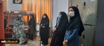 بازدید خانم هلال بیرجندی عضو شورای شهر بیرجند از سراهای دانشجویی
