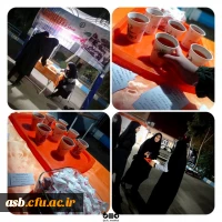 برپایی موکب دعوت از دانشجویان به حضور در راهپیمایی 13 آبان ماه 2