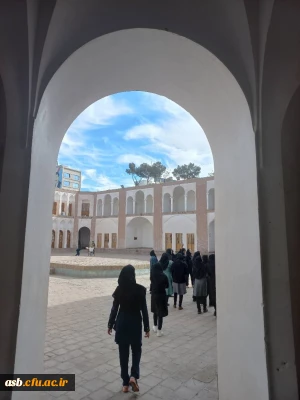 بازدید دانشجویان رشته تاریخ از اماکن تاریخی بیرجند