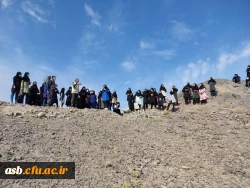 بازدید دانشجویان رشته جغرافیا از معدن قلعه زری 2