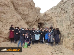 بازدید دانشجویان رشته جغرافیا از معدن قلعه زری 4