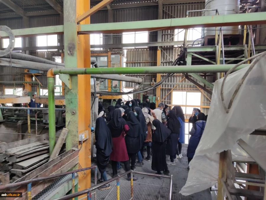 بازدید دانشجویان رشته جغرافیا از معدن قلعه زری 5