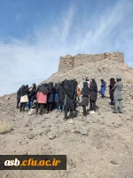 بازدید دانشجویان رشته جغرافیا از معدن قلعه زری 11