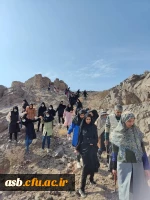 بازدید دانشجویان رشته جغرافیا از معدن قلعه زری 12