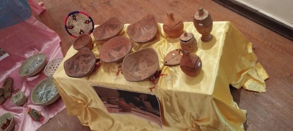 افتتاح نمایشگاه صنایع دستی از هنرهای دانشجومعلمان دانشگاه فرهنگیان استان خراسان جنوبی 5