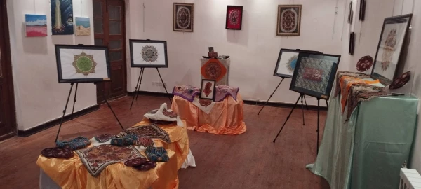 افتتاح نمایشگاه صنایع دستی از هنرهای دانشجومعلمان دانشگاه فرهنگیان استان خراسان جنوبی 8