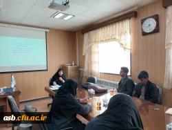 برگزاری جلسه مسئول نظارت و ارزیابی استان برای کارشناسان پردیس  3