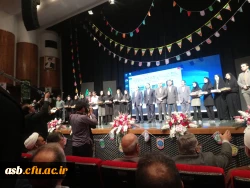 تقدیر از دانشجو معلمان برتر توسط دکتر صحرایی رییس دانشگاه فرهنگیان 3