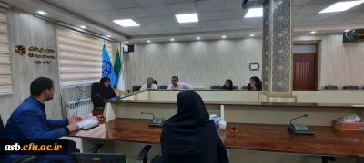  جلسه هماهنگی و برنامه ریزی جهت برگزاری مطلوب ارزیابی و آزمون  تکمیلی و مصاحبه ها