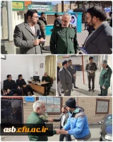 حضور سردار مهدوی فرمانده سپاه انصارالرضار ع در روز دانشجو دردانشگاه فرهنگیان 2