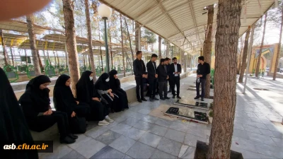 غبارروبی مزار شهدا درروز شنبه ۱۸ آذر به مناسبت روز دانشجو 