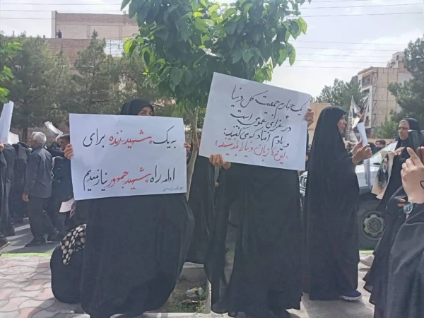 حضور اساتید،  کارکنان و دانشجویان در مراسم تشییع رییس جمهور دراستان خراسان جنوبی 3