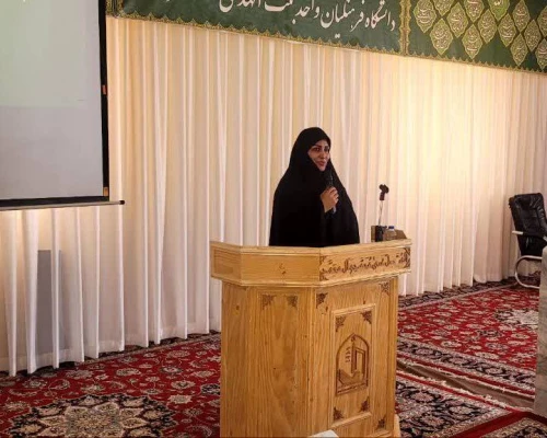 آیین تکریم و معارفه سرپرست مرکز بنت الهدی صدر دانشگاه فرهنگیان فردوس 5