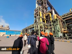 بازدید علمی انجمن پیشگامان پیشرفت از کارخانه فولاد قاین 5