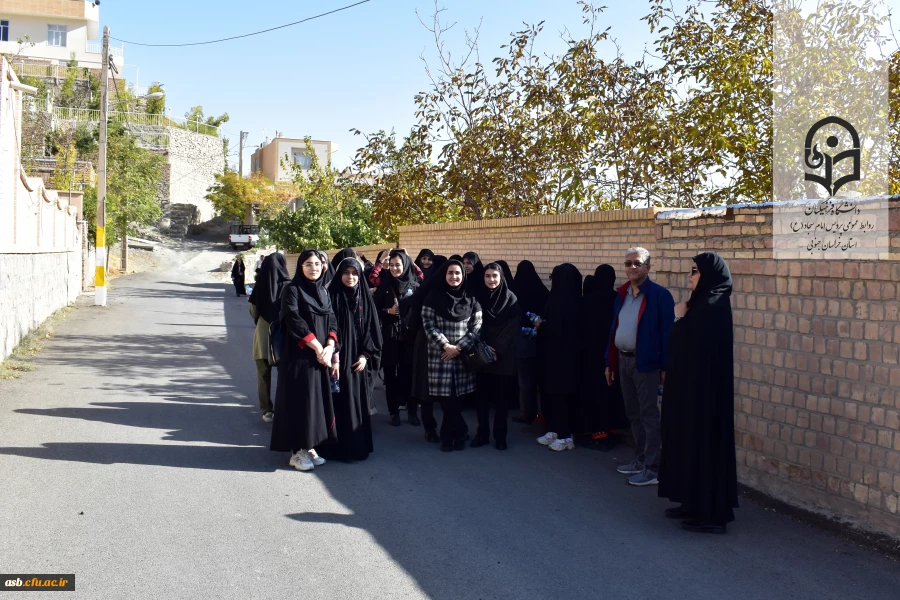 اردوی علمی دانشجویان پردیس امام سجاد (ع) از روستای گردشگری خراشاد  2