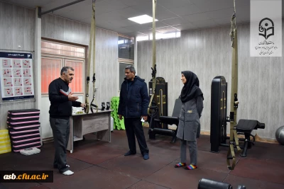 بازدید ناظر استان خراسان رضوی از اتاق تندرستی پردیس امام سجاد (ع)