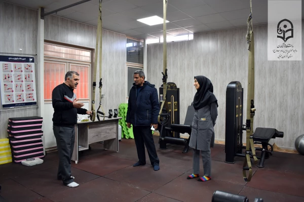 بازدید ناظر استان خراسان رضوی از اتاق تندرستی پردیس امام سجاد (ع) 2