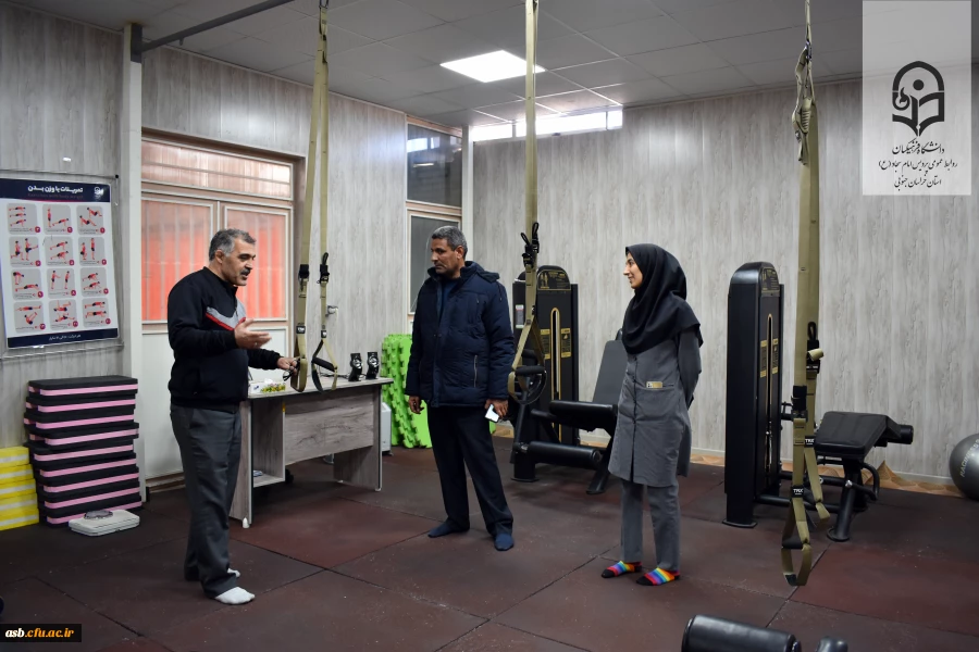 بازدید ناظر استان خراسان رضوی از اتاق تندرستی پردیس امام سجاد (ع) 2