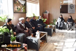 حضور دکتر اکبری مطلق و هیئت همراه به مناسبت ولادت حضرت فاطمه (س) و روز زن، در پردیس امام سجاد (ع) خراسان جنوبی 3