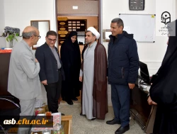 حضور دکتر اکبری مطلق و هیئت همراه به مناسبت ولادت حضرت فاطمه (س) و روز زن، در پردیس امام سجاد (ع) خراسان جنوبی 4