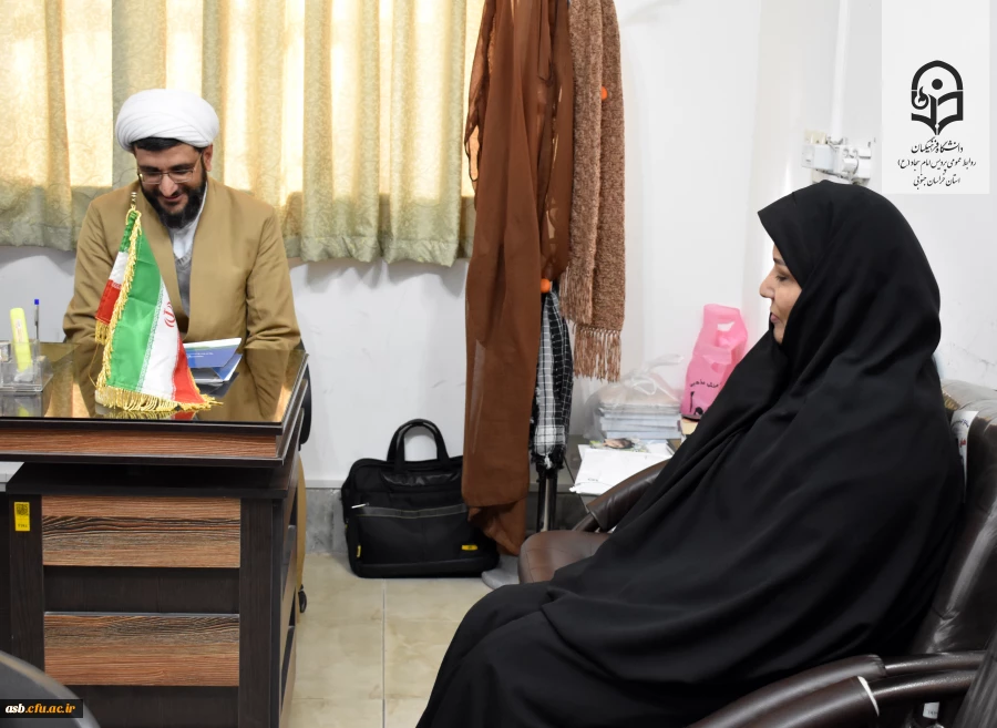 دیدار دکتر میری، ریاست پردیس امام سجاد (ع) با حجت الاسلام اسداللهی به مناسبت ولادت حضرت علی (ع) و روز پدر 2