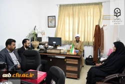 دیدار دکتر میری، ریاست پردیس امام سجاد (ع) با حجت الاسلام اسداللهی به مناسبت ولادت حضرت علی (ع) و روز پدر 2