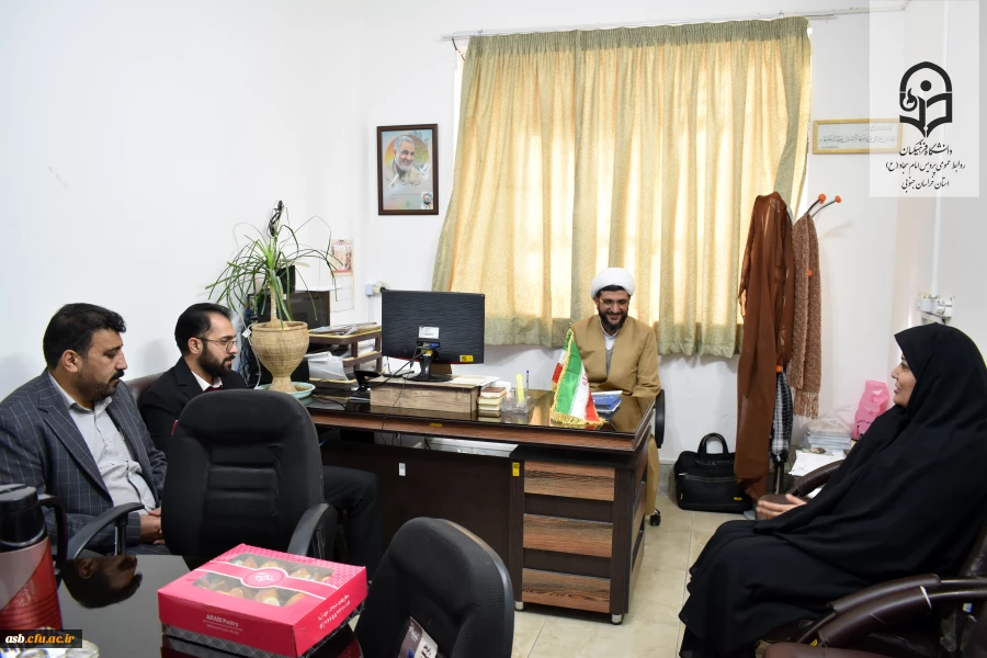 دیدار دکتر میری، ریاست پردیس امام سجاد (ع) با حجت الاسلام اسداللهی به مناسبت ولادت حضرت علی (ع) و روز پدر 2