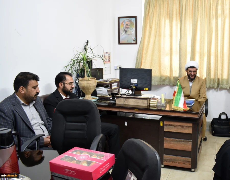 دیدار دکتر میری، ریاست پردیس امام سجاد (ع) با حجت الاسلام اسداللهی به مناسبت ولادت حضرت علی (ع) و روز پدر 2