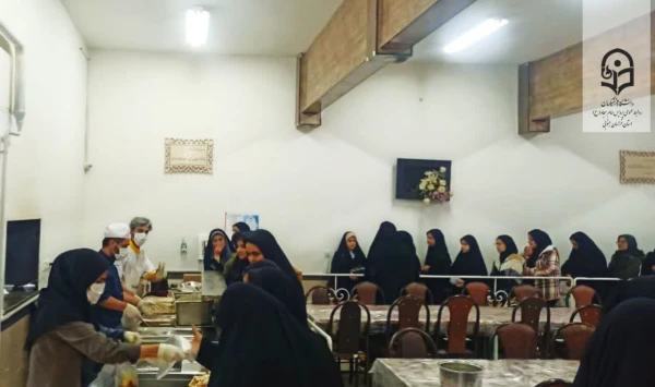 بازدید رئیس پردیس امام سجاد (ع) از سلف دانشگاه در اولین روز ماه مبارک رمضان 2