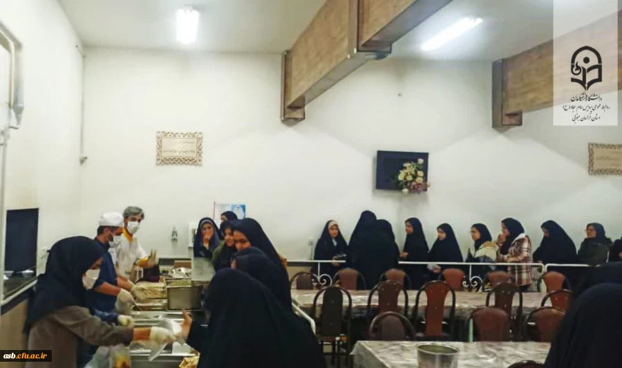 بازدید رئیس پردیس امام سجاد (ع) از سلف دانشگاه در اولین روز ماه مبارک رمضان 2