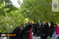 تجمع اعتراضی دانشگاهیان بیرجند در محکومیت جنایات رژیم صهیونیستی و حمایت از مردم مظلوم غزه 2