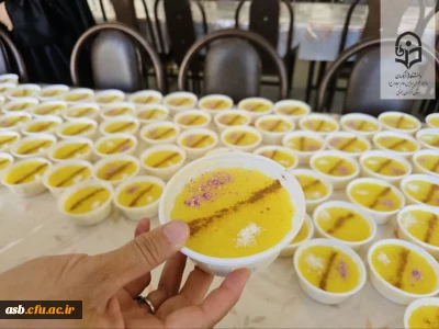 پخت شله زرد به مناسبت هفته کرامت و کمک به مردم مظلوم غزه