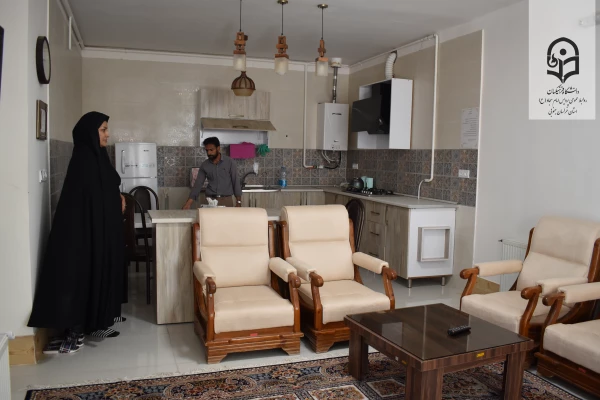 بازدید رئیس پردیس امام سجاد (ع) از سوئیت پردیس در آستانه برگزاری جشنواره تدریس برتر 3