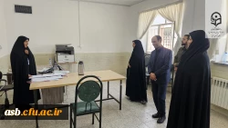 بازدید مسئولین هسته گزینش آموزش و پرورش از روند برگزاری ارزیابی تکمیلی در پردیس امام سجاد (ع)  3