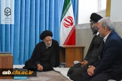 دیدار سرپرست دانشگاه فرهنگیان خراسان جنوبی و معاون پژوهش و فناوری دانشگاه فرهنگیان کشور با نماینده ولی فقیه در استان 2