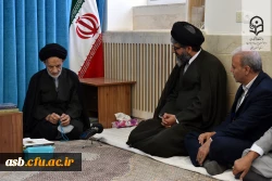 دیدار سرپرست دانشگاه فرهنگیان خراسان جنوبی و معاون پژوهش و فناوری دانشگاه فرهنگیان کشور با نماینده ولی فقیه در استان 5