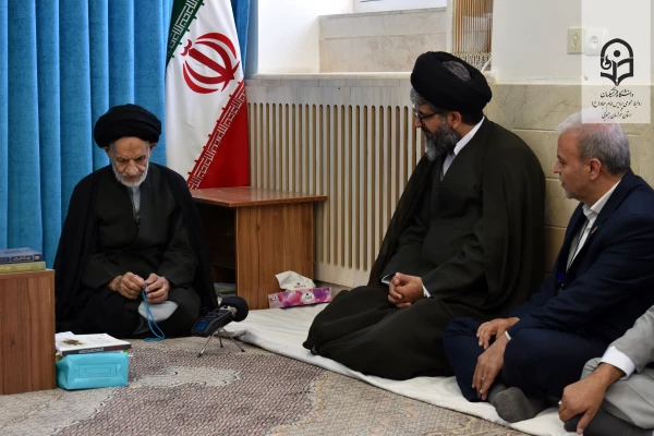 دیدار سرپرست دانشگاه فرهنگیان خراسان جنوبی و معاون پژوهش و فناوری دانشگاه فرهنگیان کشور با نماینده ولی فقیه در استان 5
