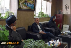 دیدار دکتر سیدنقی موسوی و دکتر ایرج مهدی زاده با رئیس پردیس امام سجاد(ع) 2