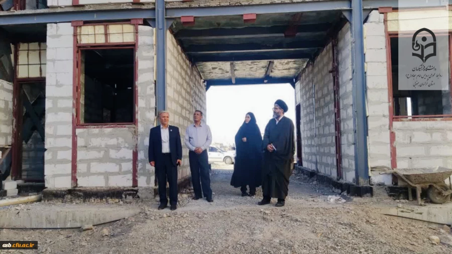 بازدید مسئولین از طرح جامع دانشگاه فرهنگیان استان خراسان جنوبی 2