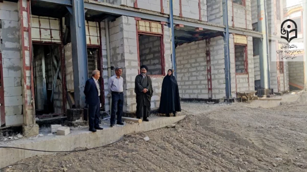 بازدید مسئولین از طرح جامع دانشگاه فرهنگیان استان خراسان جنوبی 2