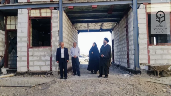 بازدید مسئولین از طرح جامع دانشگاه فرهنگیان استان خراسان جنوبی 3