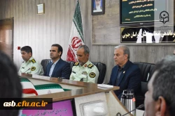 دیدار مسئولین دانشگاه فرهنگیان و علمی کاربردی استان با فرماندهان نیروی انتظامی استان  5