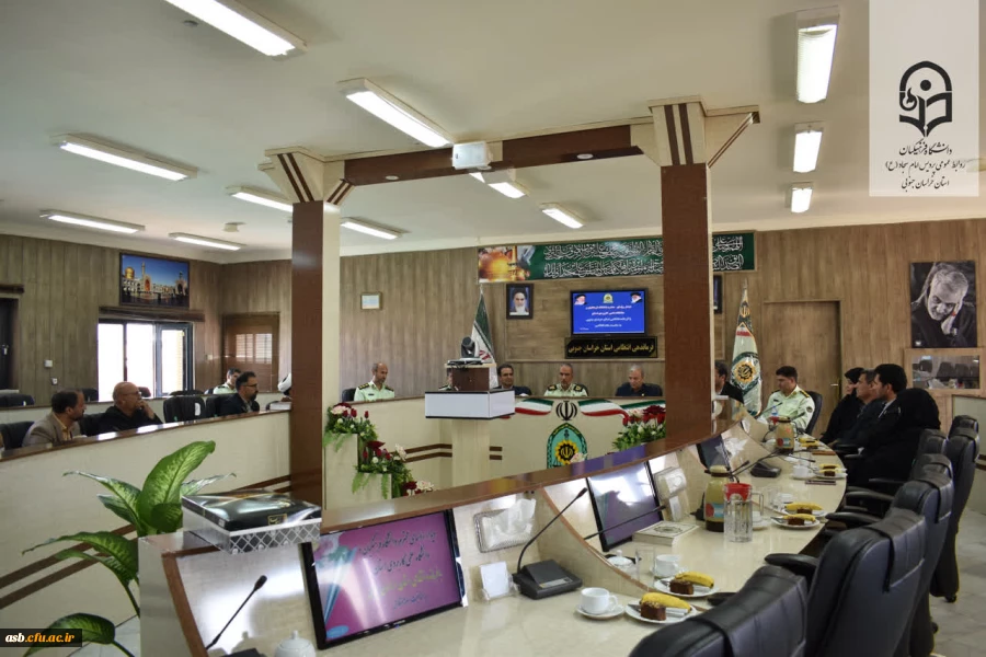 دیدار مسئولین دانشگاه فرهنگیان و علمی کاربردی استان با فرماندهان نیروی انتظامی استان  6